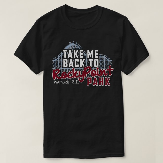 Nostalgic Rocky Point Park, Warwick RI  T-Shirt (Design vorne)