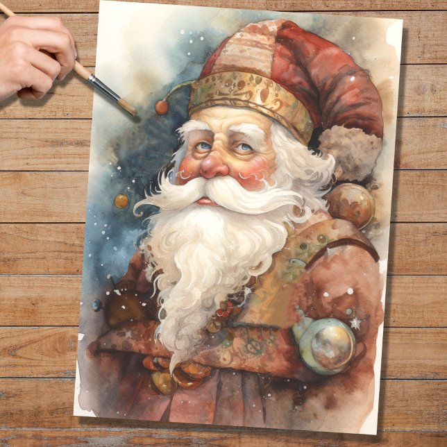 Nostalgic Santa 2 Decoupage Paper Seidenpapier (Von Creator hochgeladen)