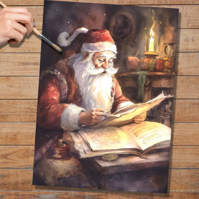 Nostalgic Santa 3 Decoupage Paper Seidenpapier (Von Creator hochgeladen)