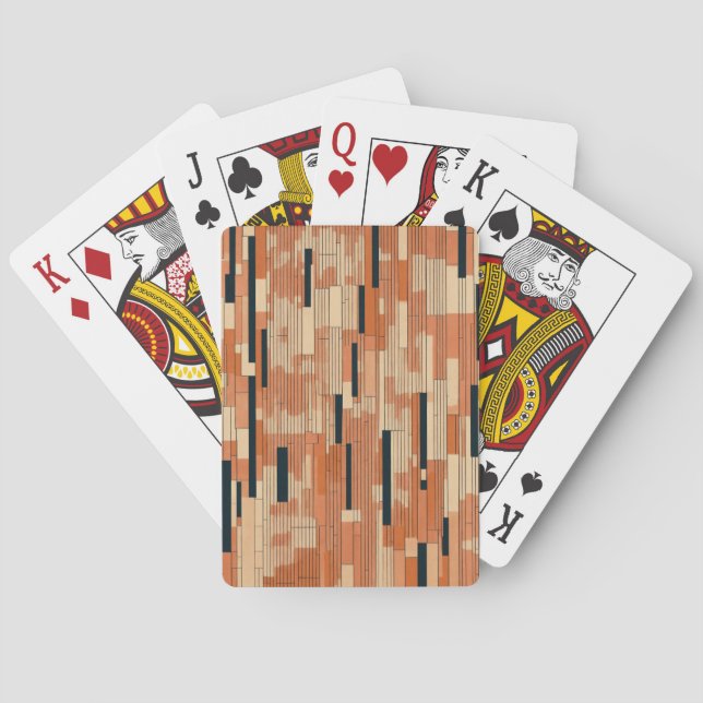 Nostalgie Deko Der Park der Villa Negroni Spielkarten (Rückseite)