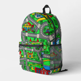 Nostalgie der 90er Jahre, Straßennostalgie Bedruckter Rucksack