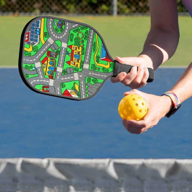 Nostalgie der 90er Jahre, Straßennostalgie Pickleball Schläger (InSitu)