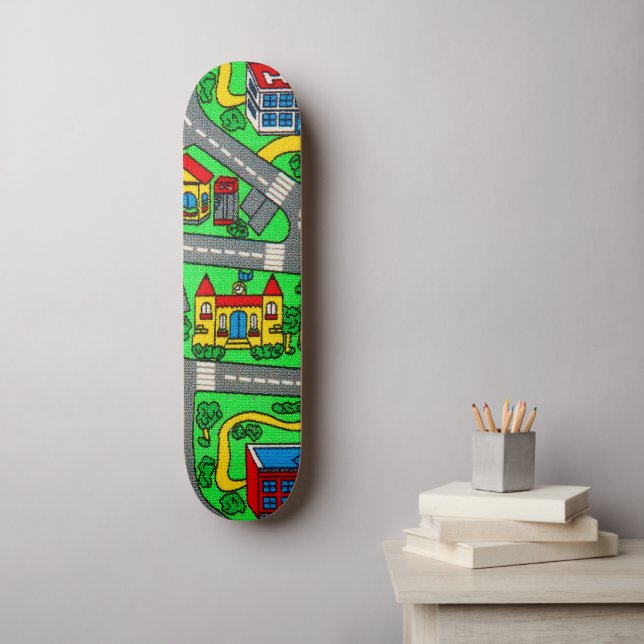 Nostalgie der 90er Jahre, Straßennostalgie Skateboard (Wandkunst)