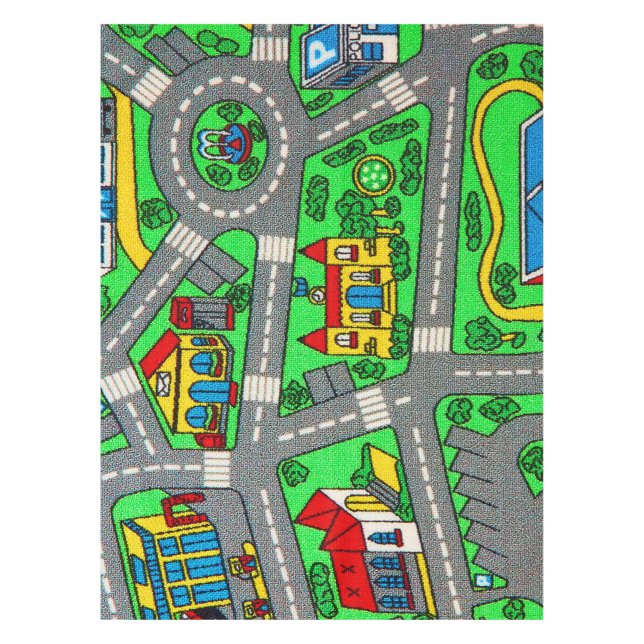 Nostalgie der 90er Jahre, Track Teppich Auto Road  Tischdecke (Vorderseite)