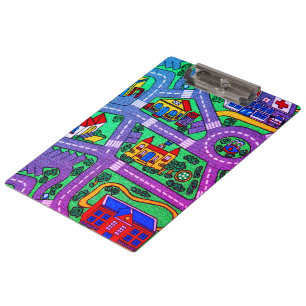 Nostalgie der 90er, Track Teppich Car Road 90er no Klemmbrett