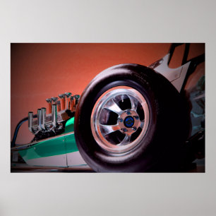 Nostalgie Dragster Poster