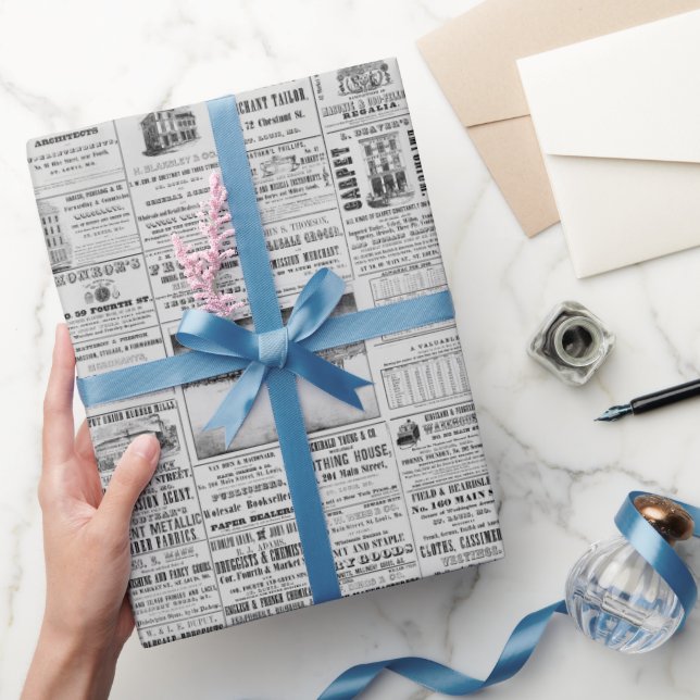 Nostalgie entpacken: Das St. Louis Mammoth Chart Geschenkpapier (Schenken)
