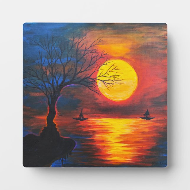 Nostalgie Fotoplatte (Vorderseite)