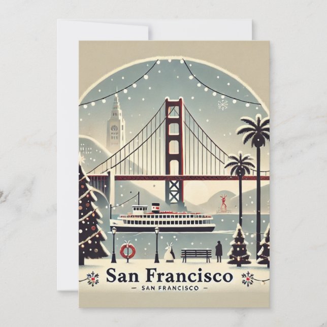Nostalgie San Francisco Weihnachten (Vorderseite)