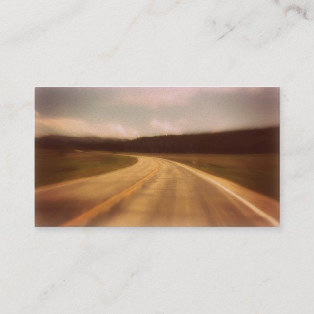 Nostalgiker-offene Straßen-Begräbnis- Gebets-Karte Visitenkarte (Vorderseite)