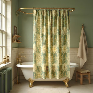 Nostalgisch Florals in Vintag Hues Duschvorhang