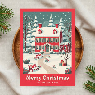 Nostalgisch frohe Weihnachten Red House Retro
