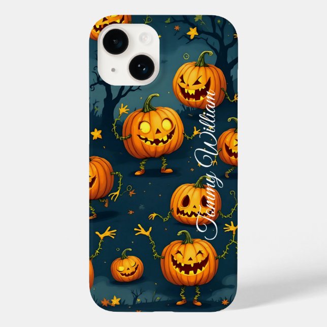 Nostalgisch Halloween Pumpkin Case-Mate iPhone Hülle (Rückseite)