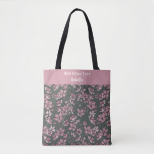 Nostalgisch Pink Floral Beste Mama je Individuelle