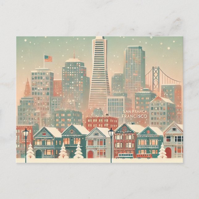 Nostalgisch San Francisco Weihnachten - Holliday C (Vorderseite)