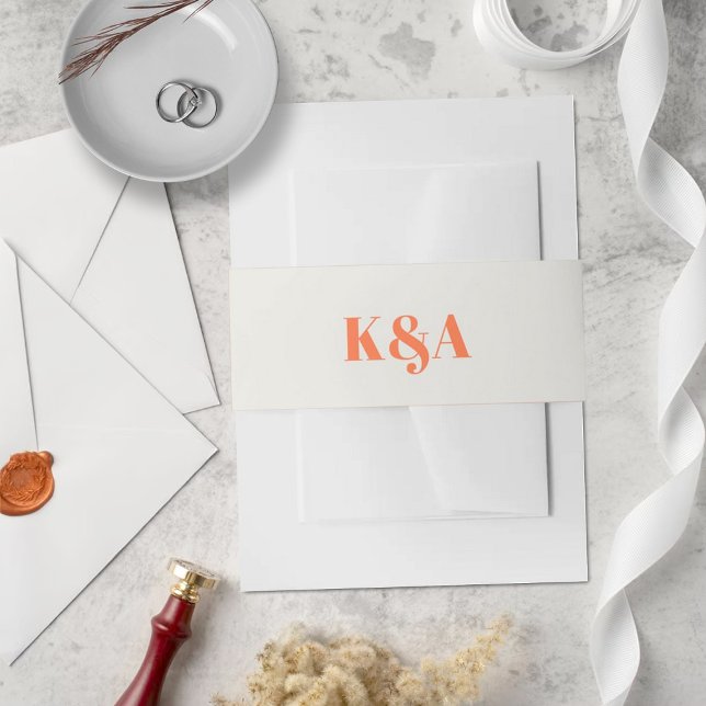 Nostalgische Charm Retro Wedding Einladungsbanderole (Von Creator hochgeladen)