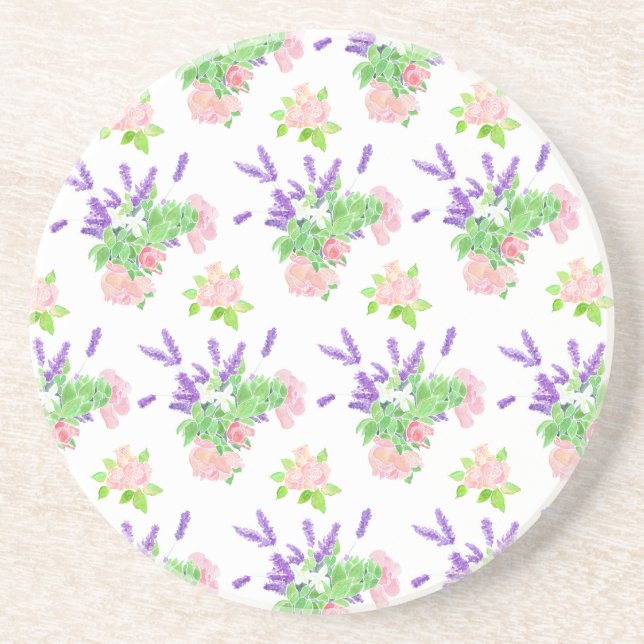 Nostalgische Düfte des sommerlichen Sandsteins-Unt Sandstein Untersetzer (Vorne)