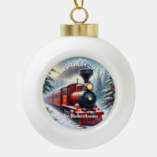 Nostalgische Festung Keramik Ball Ornament