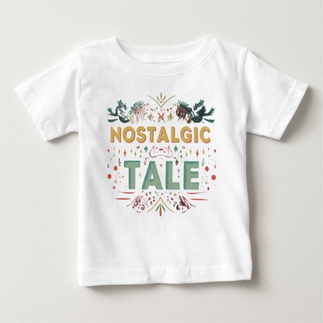 "Nostalgische Geschichte. Baby T-shirt (Vorderseite)