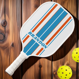 Nostalgische Hauptplatinenstreifen mit Namen Pickleball Schläger