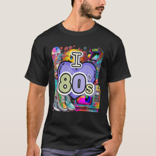 Nostalgische I-Liebe der 80er Retro Trip Down Memo T-Shirt
