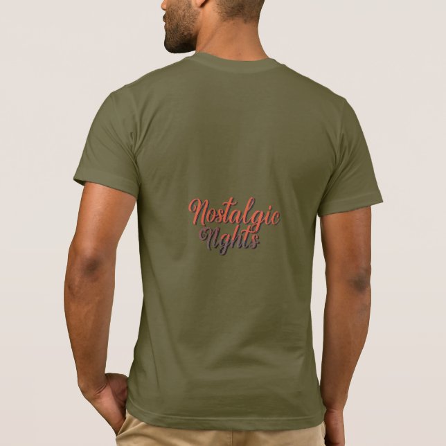 Nostalgische Nacht T-Shirt (Rückseite)