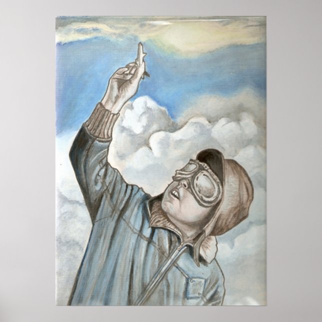 Nostalgische Ölmalerei Poster (Vorne)