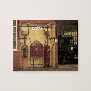 Nostalgische Tankstelle Puzzle