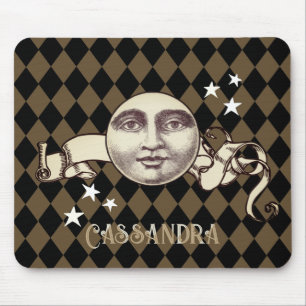 Nostalgische Vintage Steampunk-Fantasie Mousepad