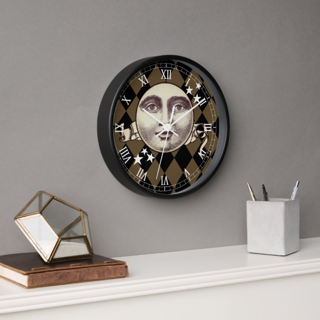 Nostalgische Vintage Steampunk-Fantasie Uhr (Büro)