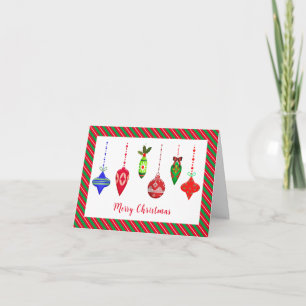 Nostalgische Weihnachtsdekorationen - Weihnachtsgr Karte