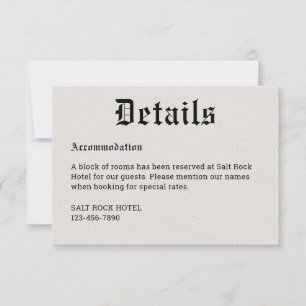 Nostalgische Zeitungsdetails - Eintrittskarte RSVP Karte