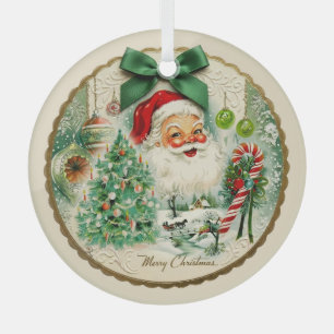 Nostalgischer Kitschmas  Ornament Aus Glas