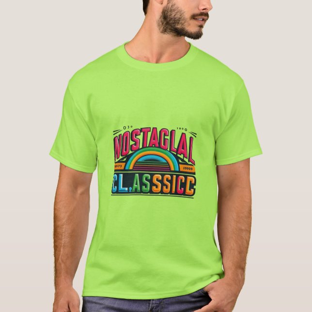 Nostalgischer Klassiker T-Shirt (Vorderseite)