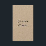 Nostalgischer Klassiker Vintag Real Kraft Vertical Visitenkarte<br><div class="desc">Nostalgische Classic Vintag Real Kraft Vertical Luxe Beruflich Business Card. Ideal für echte Anwesen-Agent,  Wirtschaftsprüfer,  Makler,  Broker,  Anwälte,  Anwälte,  Ärzte,  Corporate Professionals,  Stylist,  Architekten,  Ingenieure,  Regisseure,  Manager,  Berater,  Designer,  Lehrer,  Musiker,  alle Berufe.</div>