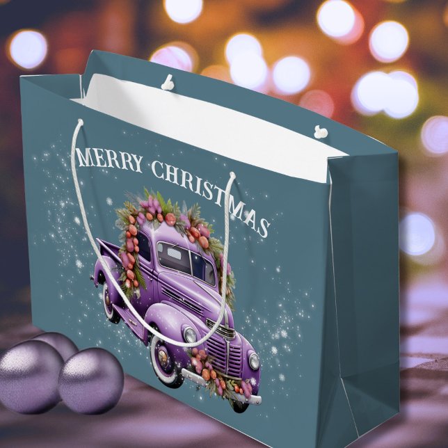 Nostalgischer LKW Große Geschenktüte (Von Creator hochgeladen)