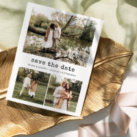 Nostalgischer Typ | Vintages Save the Date Foto Gr