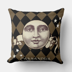 Nostalgischer Vintage-Steampunk-Fantasy Kissen