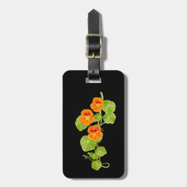 Nostalgisches Nasturtium Gepäckanhänger