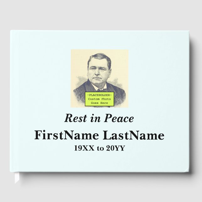 Nostalgisches und elegantes Gästebuch (Vorderseite)