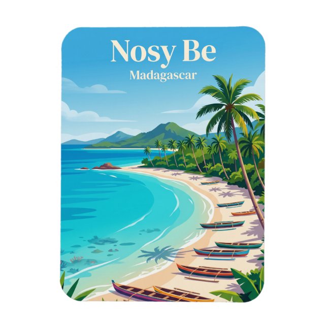 Nosy Be Madagaskar Magnet (Vertikal)