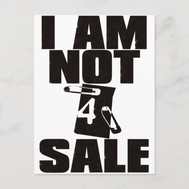 NOT_4_SALE POSTKARTE (Vorderseite)
