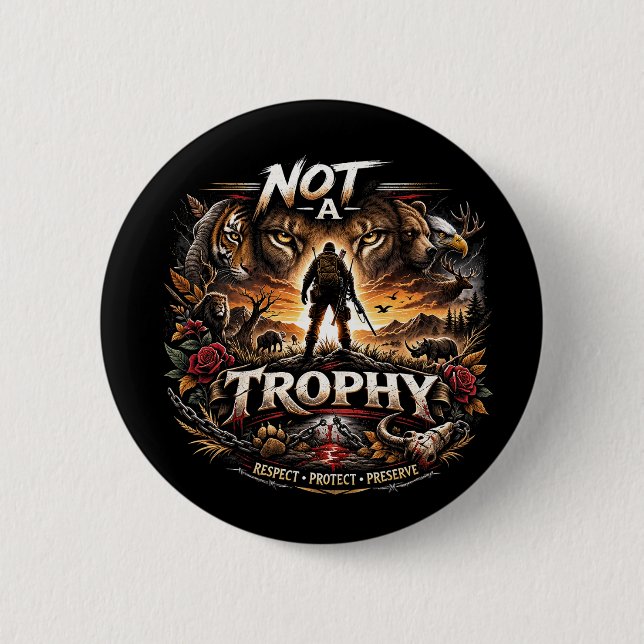 Not a Trophy Button (Vorderseite)