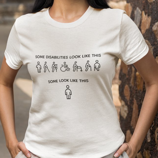 Not All Disabilities Are Visible T-Shirt (Von Creator hochgeladen)