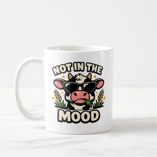 Not in the Mood Cow – Funny Cow with Sunglasses Kaffeetasse