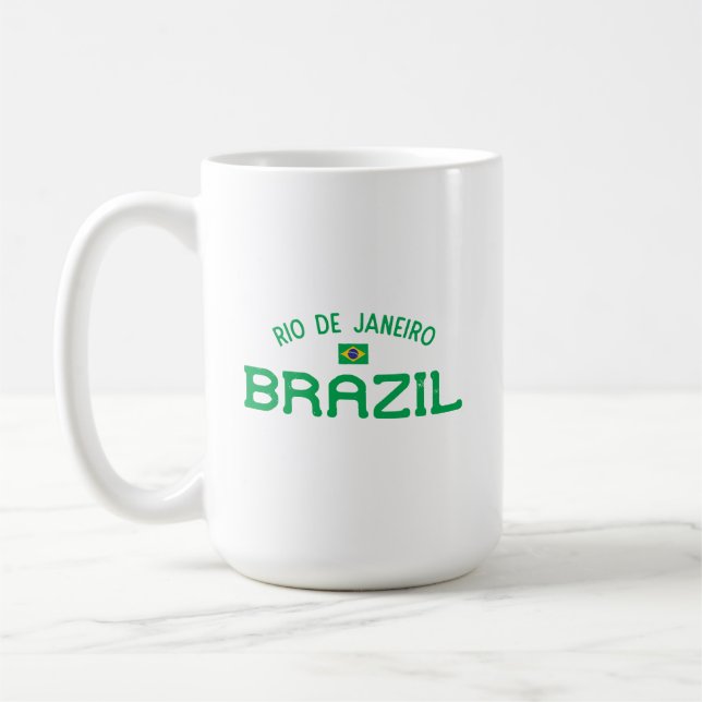 Not leidend Rio de Janeiro Brasilien Kaffeetasse (Links)