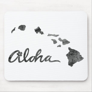 Not leidende Aloha-Insel Mousepad