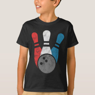 Not leidende Bowlinge für Männer Bowling Buttone u T-Shirt