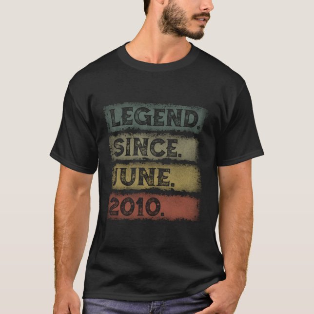 Not leidende Legende seit Juni 2010 13. T-Shirt (Vorderseite)