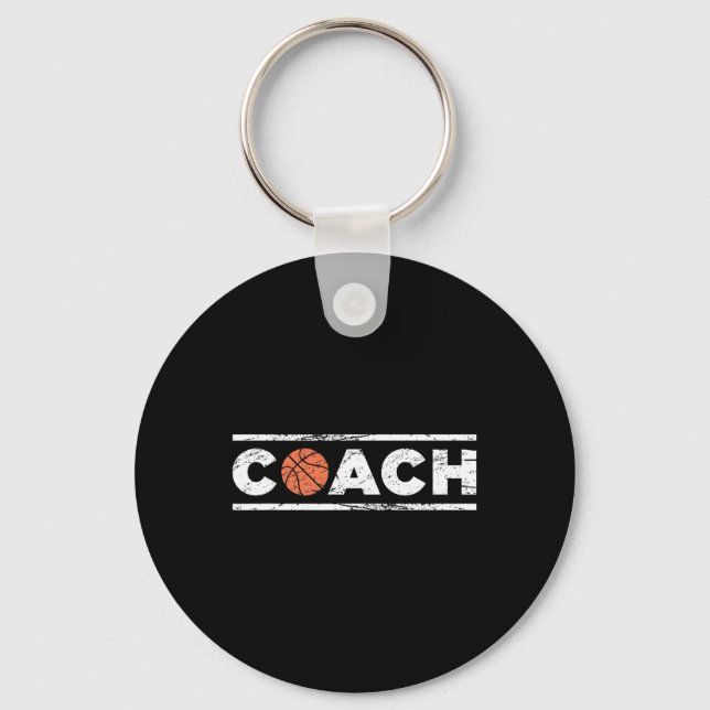 Not leidender Basketballtrainer Schlüsselanhänger (Vorderseite)